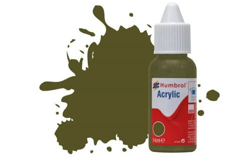 Humbrol - HUMBROL ACRYLIC DROPPER BOTTLE 14ML No 159 Khaki Drab Matt