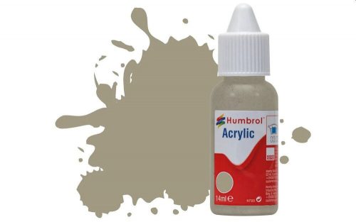 Humbrol - HUMBROL ACRYLIC DROPPER BOTTLE 14ML No.168 Hemp/Camouflage Beige Matt