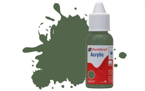 Humbrol - HUMBROL ACRYLIC DROPPER BOTTLE 14ML No.252 RLM 82 Olivgrun Matt