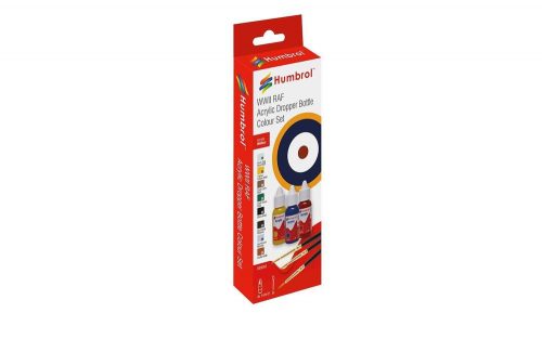 Humbrol - Humbrol Acrylic Paint & Brush RAF WWII Colours