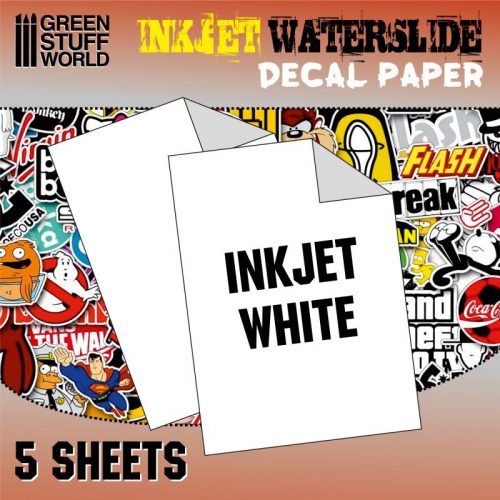 Green Stuff World - Waterslide Decals - Inkjet White