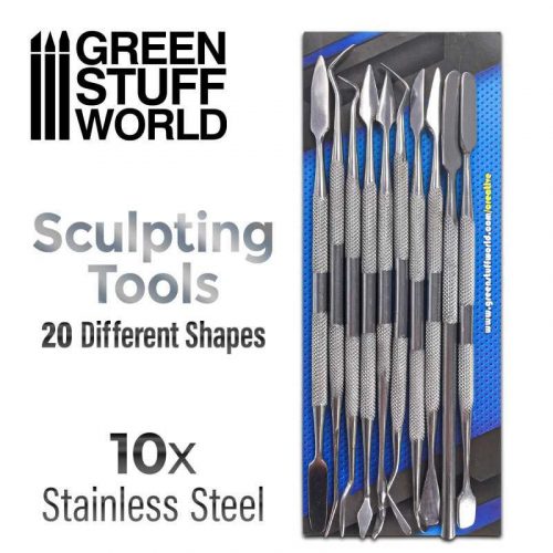 Green Stuff World - Sculpting Tools Set (10 tools)