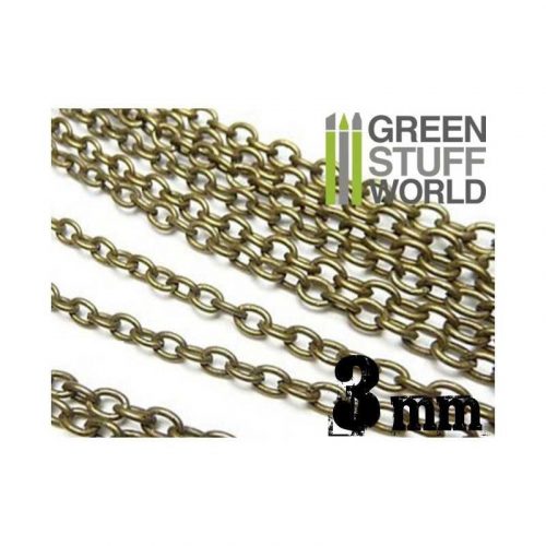 Green Stuff World - Hobby Chain 3mm - Bronze