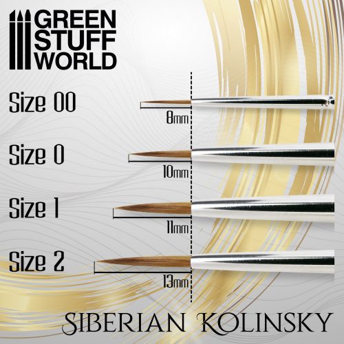 Green Stuff World - Premium Brush Set - GOLD SERIES