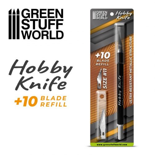 Green Stuff World - Profesional Metal HOBBY KNIFE with spare blades