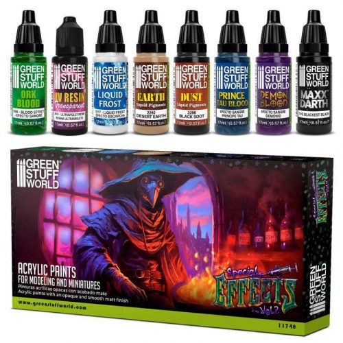 Green Stuff World - Paint Set - SPECIAL EFFECTS Vol. 2 (8 x 17ml)