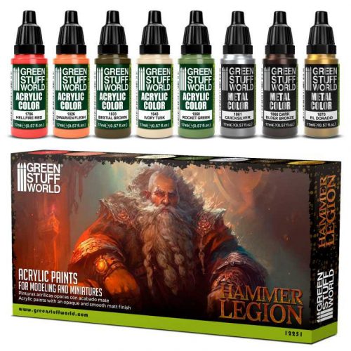 Grren Stuff World - Paint Set - Hammer Legion (8 pcs)