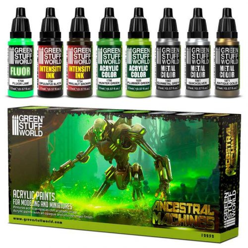 Grren Stuff World - Paint Set - Ancestral Machines (8 pcs)