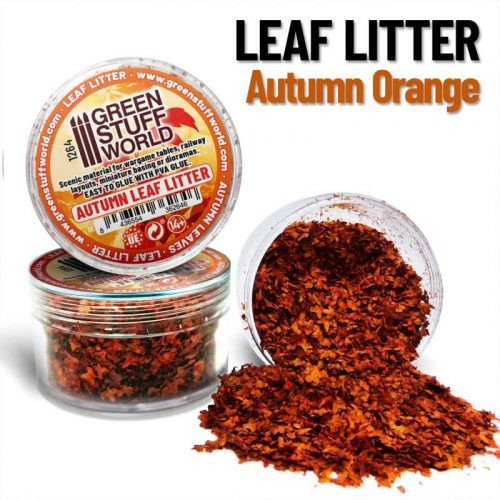 Green Stuff World - Leaf Litter - Autumn Orange (10gr.)