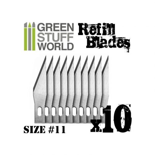 Green Stuff World - 10x Hobby Knife Blade Refill