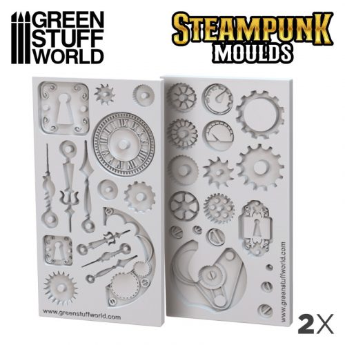 Green Stuff World - Steampunk Texture Silicone Mould