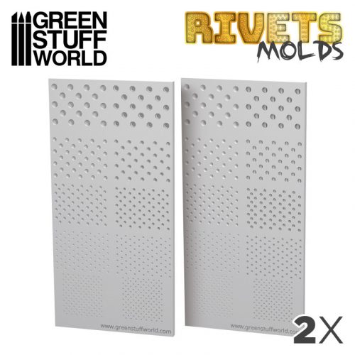 Green Stuff World - Rivets Texture Silicone Mould