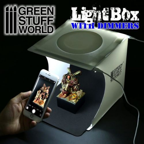 Green Stuff World - Lightbox Studio with Dimmers - foldable (21 x 21 x 21 cm)