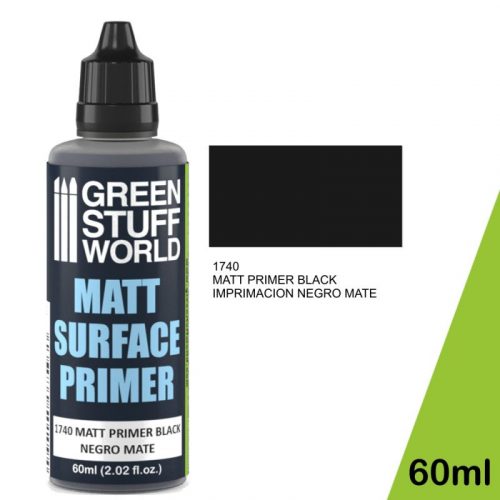 Green Stuff World - Matt Surface Primer 60 ml - Black 