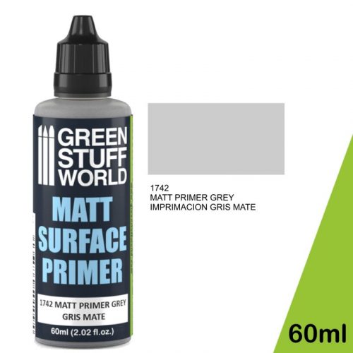 Green Stuff World - Matt Surface Primer 60 ml - Grey 