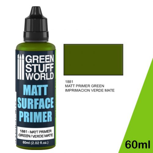 Green Stuff World - Matt Surface Primer 60 ml - Green 