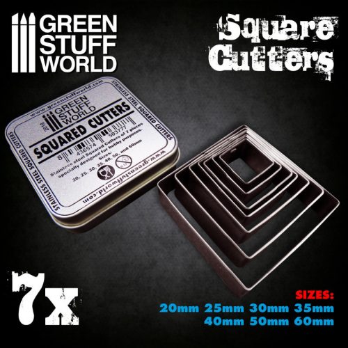 Green stuff World - Squared Cutters for Bases