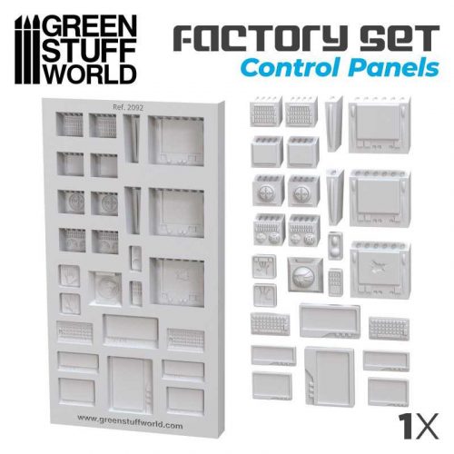 Green Stuff World - Control Panels Silicone Mould