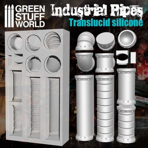 Green Stuff World - Industrial Pipes Silicone Mould