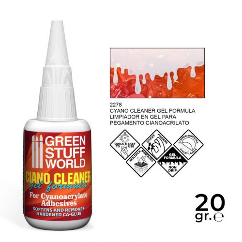 Green Stuff World - Ciano Glue Cleaner Gel (30 ml)