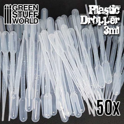 Green Stuff World - Plastic Long Dropper X50 (3Ml)