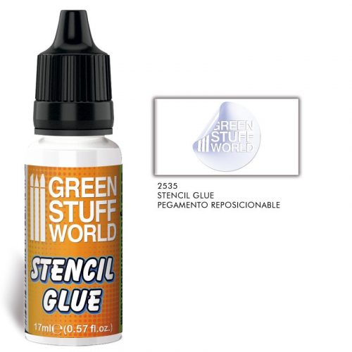 Green Stuff World - Repositionable Stencil Glue 