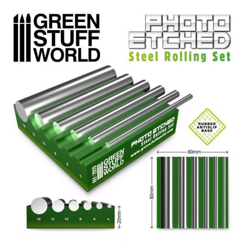 Green Stuff World - Photo Etched Steel Rolling Set