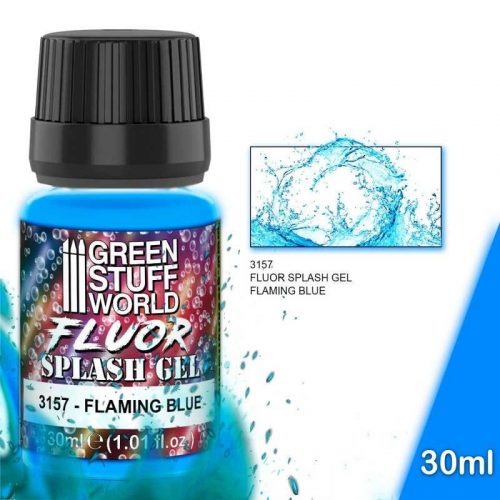 Green Stuff World - Splash Gel FLAMING Fluor BLUE 30ml