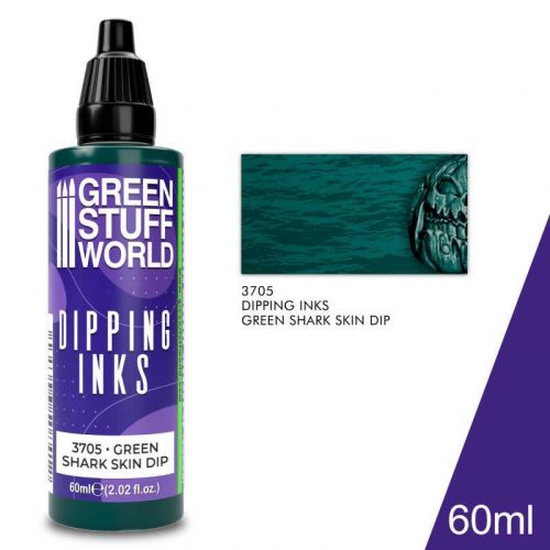 Green Stuff World - Dipping Ink 60 Ml - Green Shark Skin Dip