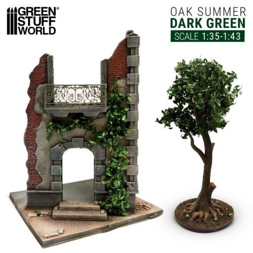 Green Stuff World - Ivy Foliage - Dark Green Oak - Large (1:35-1:43)