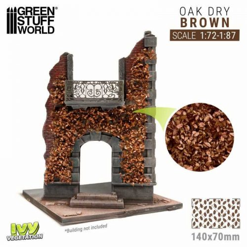 Green Stuff World - Ivy Foliage - Brown Oak - Small (1:72-1:87)