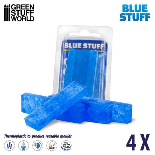 Green Stuff World - Blue Stuff Molds (4 bars)