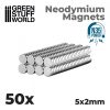 Green Stuff World - Neodymium Magnets 5x2mm - 50 units (N35) 