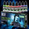 Green Stuff World - Set x8 Fluor Paints