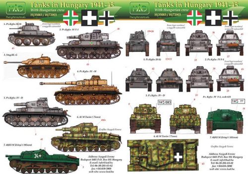 HAD models - Hungarian WW II part I. Panzer IV, Stug III., Ansaldo 