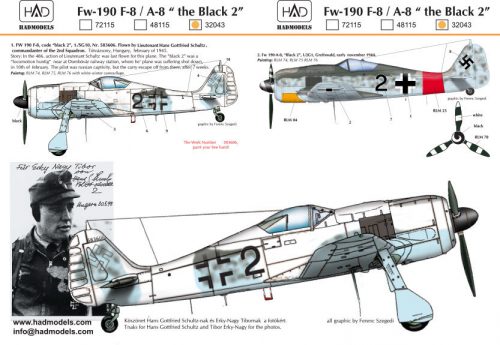 HAD models - FW-190 F-8 (Black 2)