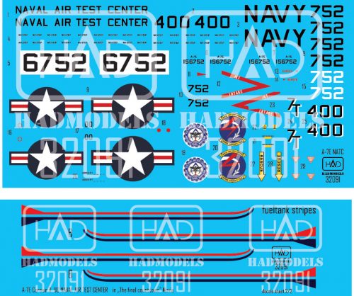 HAD models - A-7E US NAVAL Air Test Center " The final Copuntdown"