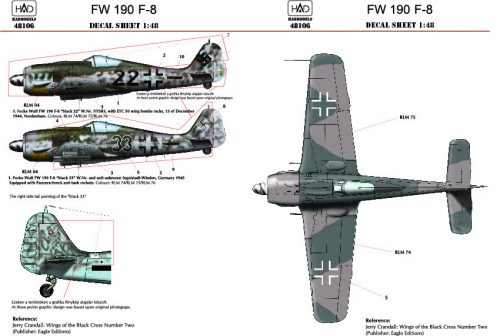 HAD models - FW 190 F-8 (2Luftwaffe)