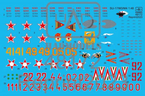 Had models - Su-17/22M3/M4 decal sheet 1:48