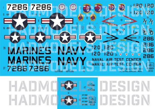 HAD models -  F-4J US NAVAL Air Test Center " The final Countdown"