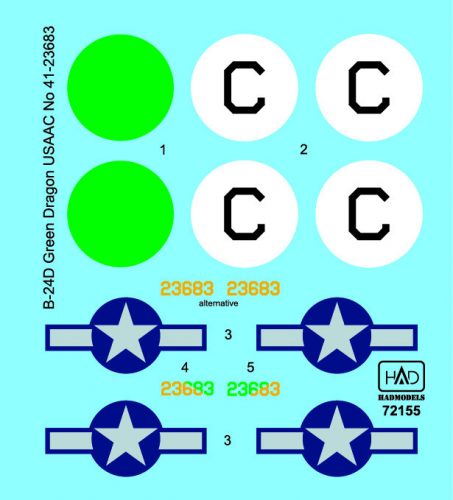 HAD models - B-24D Green Dragon USAF 