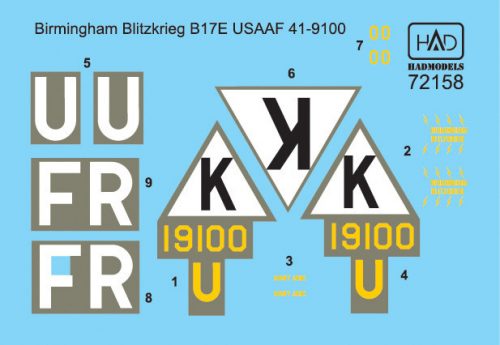 HAD models - B-17E Birmingham Blitzkrieg USAAF 