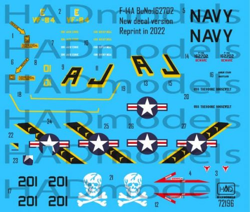 HAD models - F-14A Jolly Rogers 201 