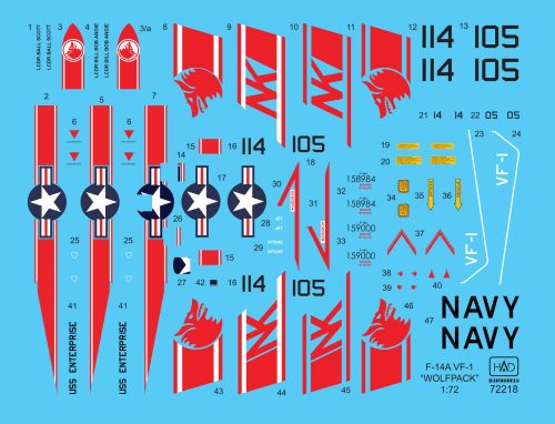 HAD models - F-14A VF-1 " Wolfpack" 