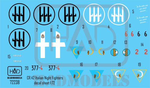 HAD models - CR-42  Italian Night figthers