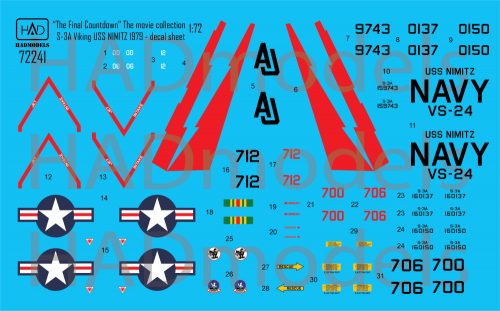 HAD models -  S-3A Viking "Final Countdown" collection 