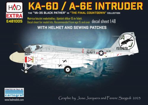 HAD models - A-6E Intruder ”The final Countdown” decal sheet