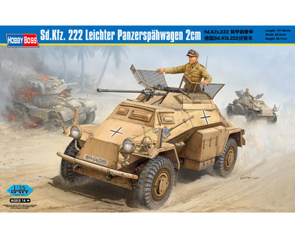 Hobbyboss - Sd.Kfz. 222 Leichter Panzerspahwagen 2Cm