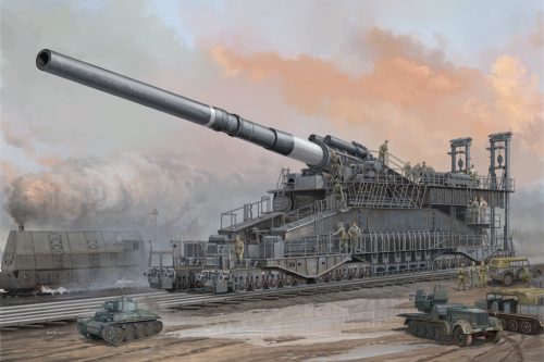 Hobbyboss - German 80cm K(E) railway gun Dora