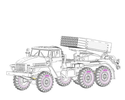 Hobbyboss - Russian BM-21 Grad Late Version